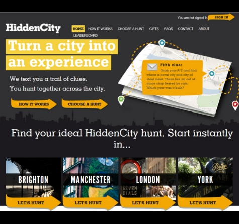 Hidden City Website